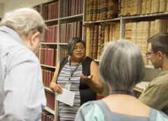 Staff giving tour
