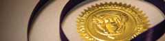 Copyright seal and ribbon on certificate