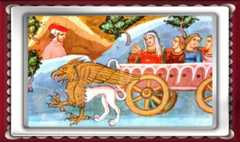 La Commedia Purgatorio Miniatura probabilmente Fiorentina metà secolo XIV Londra British Museum.Ms. Eg.943 f.118 r Purgatorio