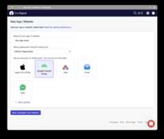 Onesignal platform configuration