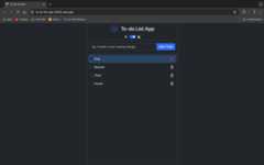 Screenshot of to-do-list-app