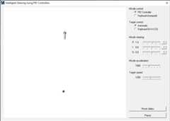 Setting the PID values to 1, 0, 0