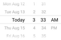 react native date time picker android