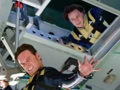 Deadly games: Michael Fassbender, left, and James McAvoy play youthful versions of Magneto and Professor X in X-Men: First Class, which is set in the early 1960s at the height of the Cold War.