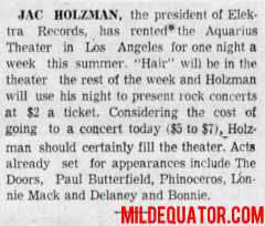 Aquarius Theater - Article