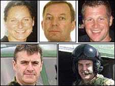 Clockwise from top left: Sarah-Jayne Mulvihill; John Coxen; David Dobson; Paul Collins; Darren Chapman