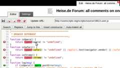 editor with linter hints editor with linter hints