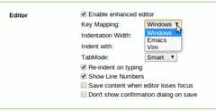 editor settings editor settings