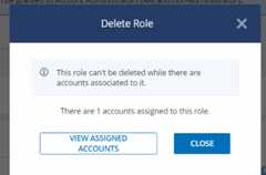 Step 4 - Delete Role