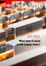 ISO 9001 - What does it mean in the supply chain? Cover page: ISO 9001 - What does it mean in the supply chain?