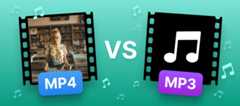 ¿Cuál es la diferencia entre MP4 y MP3?