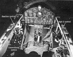 X-15 cockpit, early configuration