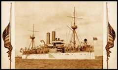 U.S.S. Maine at anchor U.S.S. Maine at anchor