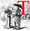 Thackeray's decorated initial T