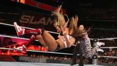 Nikki Bella, Natalya & Alexa Bliss def. Becky Lynch, Naomi, & Carmella WWE Photo