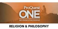 ProQuest One Religion & Philosophy