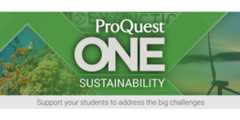 ProQuest One Sustainability