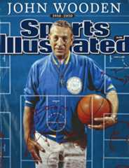 John Wooden graces the June 14, 2010 cover of Sports Illustrated to commemorate his death at the age of 99. He is hailed as the greatest college basketball coach the game has ever known. (© Sports Illustrated)