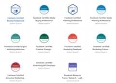 Facebook Blueprint certification badges