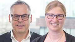 Abbildung der Zertifikatsleitung Prof. Dr. Bianca Müller und SPIEGEL-Experte Jörg Blech. Der Klick führt zum Kurs.