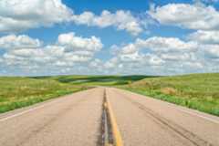 Scenic drive through the Sandhills of Nebraska