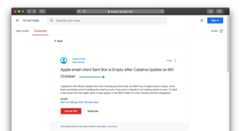 Apple email client Sent Box is Empty after Catalina Update on 8th October