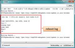 Serial Monitor - after OTA update