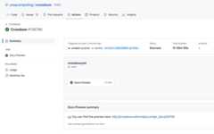 Crossbow workflow page with the Docs Preview summary section.