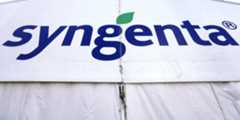 Syngenta signage on a display tent