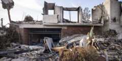 Wreckage of a home destroyed by fire
