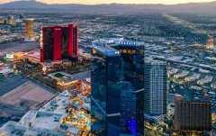 Fontainebleau Las Vegas aerial