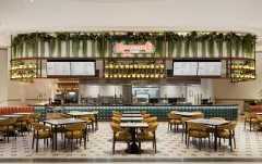 View of the food court area at Roadside Taco at Promenade Fontainebleau Las Vegas. PHOTO CREDIT CONNIE ZHOU