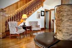 Interior of Shaniko Hotel in Shaniko, Oregon