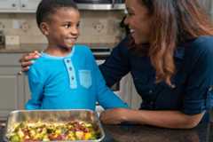 Cheesy bacon brussels sprouts