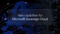 New capabilities for Microsoft Sovereign Cloud text.