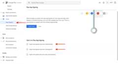 Google Play Console Opt-in to Play App Signing The opt-in options for Play App Signing in the Google Play Console.