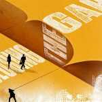 An illustration with the words "Closing the Gap"