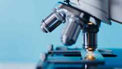 a close-up of a microscope