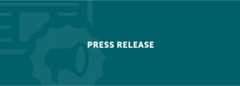 A green banner with the words Press Release in the center with an icon of a bullhorn in the background.