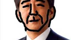 顔の輪郭を黒く縁取りするとおもしろい - 意外と人の世は住みやすい