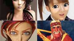 日本のアニメや漫画風に有名人を表現するとこんな感じに