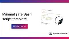 Minimal safe Bash script template