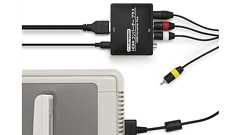 昔のゲーム機の赤白黄ケーブル出力を「HDMI」に変換できるコンバーターが8月14日に発売。懐かしのゲームを現代のテレビで。画面比率「スタンダード(4:3)」と「ワイド(16:9)」に切り替えるスイッチが搭載。S端子ケーブルにも対応