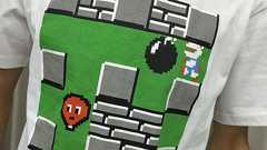 今日のゲームTシャツ:ファッションセンターしまむらでみつけた「ボンバーマン」ドット絵新作Tシャツ