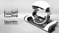Diver-X、世界初!寝ながらの使用に最適化したVRデバイス「HalfDive」を発表 -ゲーム及び寝ながらの作業用途でコンシューマー展開を目指す-