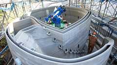 3Dプリンター建築に新展開!複層階化や大規模化に大林組が挑戦中。巨大ゼネコンが描く将来像は宇宙空間にまで!?