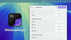 macOS 15 Sequoiaで導入されたタイル表示のウィンドウマネージャー機能のショートカットキーを変更しサードパーティー製キーボードでも利用できるようにするユーティリティ「WindowKeys」がリリース。