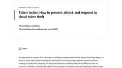 多要素認証(MFA)を回避するサイバー攻撃が流行、Microsoftが警告