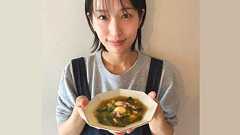 【長谷川あかりのご自愛ごはん vol.32】約15分で作れる栄養満点メニュー「中華風具沢山スープ」|@BAILA