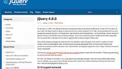 jQuery 4.0正式版が公開。10年振りのメジャーバージョンアップ。IE10以前がサポート外、XSS防止など